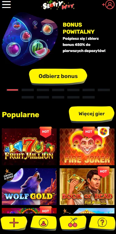 slottyway casino bonus bez depozytu